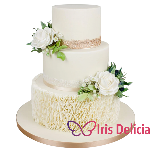 Изображение Свадебный торт №1078 Кондитерская Iris Delicia