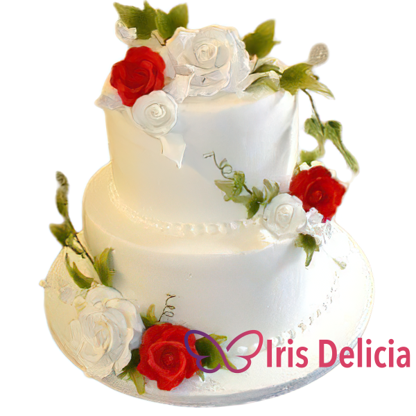 Изображение Свадебный торт  Flowers  № 709 Кондитерская Iris Delicia