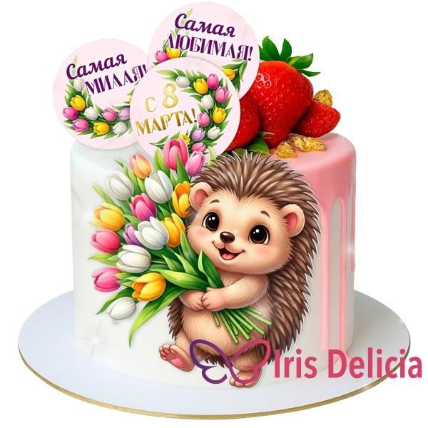 Торт на 8 марта № 5074 фото