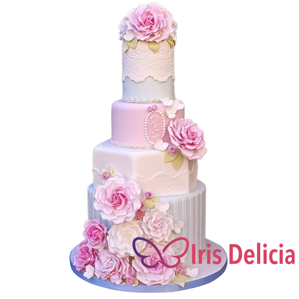 Изображение Свадебный торт Цветочный Рай Кондитерская Iris Delicia