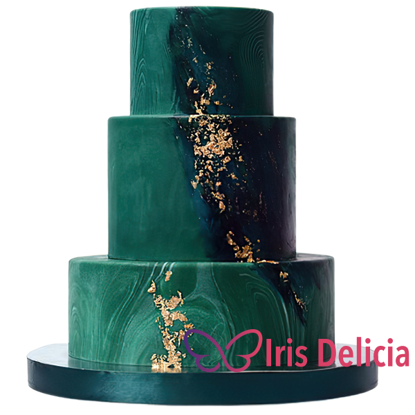 Изображение Свадебный торт Изумрудный Вечер Кондитерская Iris Delicia