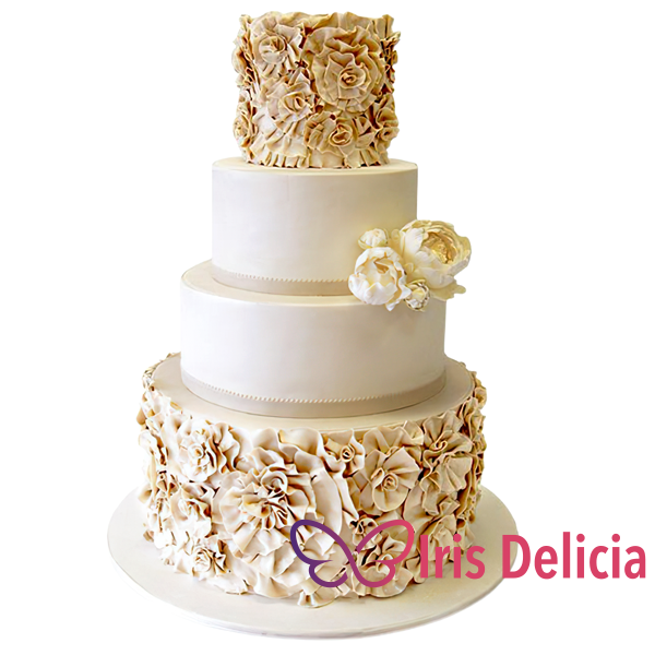 Изображение Свадебный торт  № 12076 Кондитерская Iris Delicia