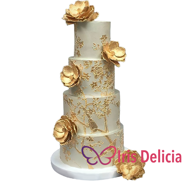 Изображение Свадебный торт Золотой Кондитерская Iris Delicia