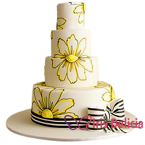 Изображение Свадебный торт Яркие Рисунки Кондитерская Iris Delicia