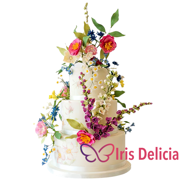 Изображение Свадебный торт №1021 Кондитерская Iris Delicia