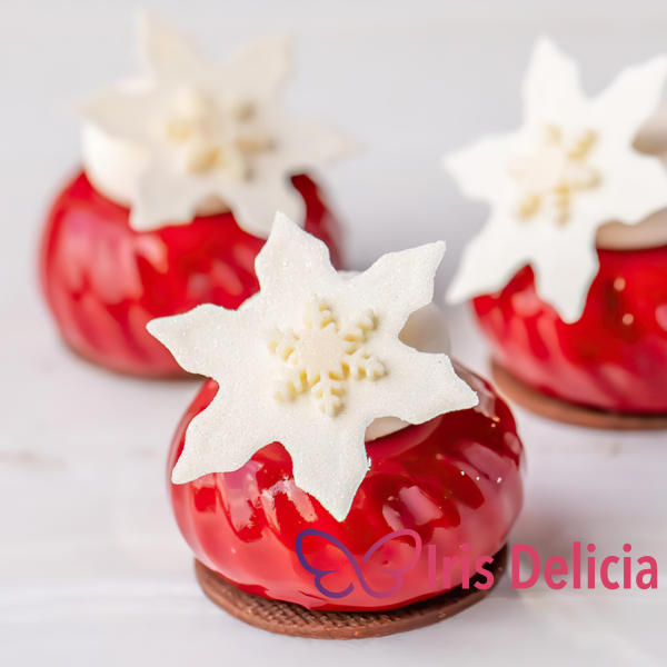 Муссовое пирожное на Новый год №19 фото