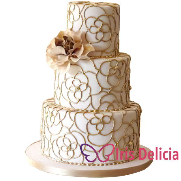 Изображение Свадебный торт № 12077 Кондитерская Iris Delicia