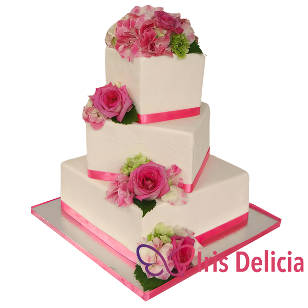 Изображение Свадебный торт История Роз № 4249 Кондитерская Iris Delicia