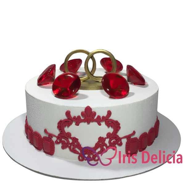 Изображение Свадебный торт Красные Рубины Кондитерская Iris Delicia