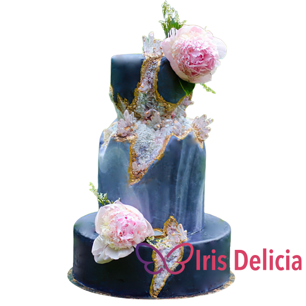 Изображение Свадебный торт Голубой Хрусталь Кондитерская Iris Delicia