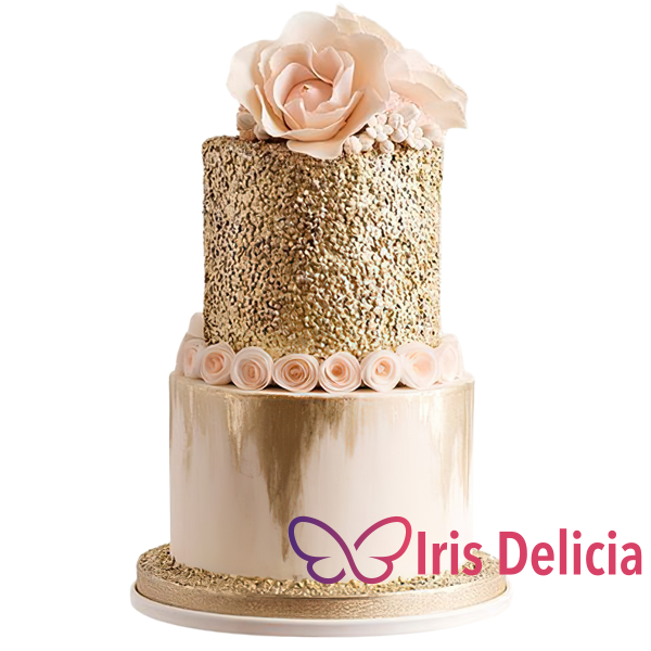 Изображение Свадебный торт Золотая Крошка Кондитерская Iris Delicia