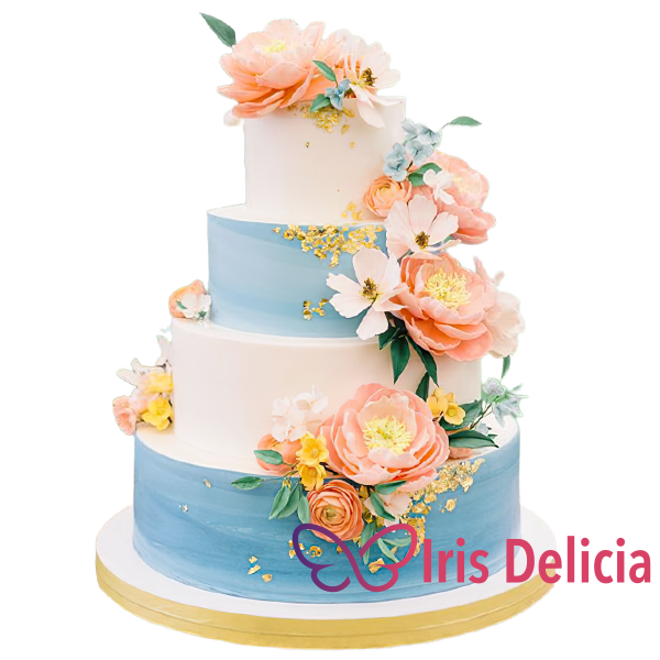 Изображение Свадебный торт Редкое соцветие № 4279 Кондитерская Iris Delicia