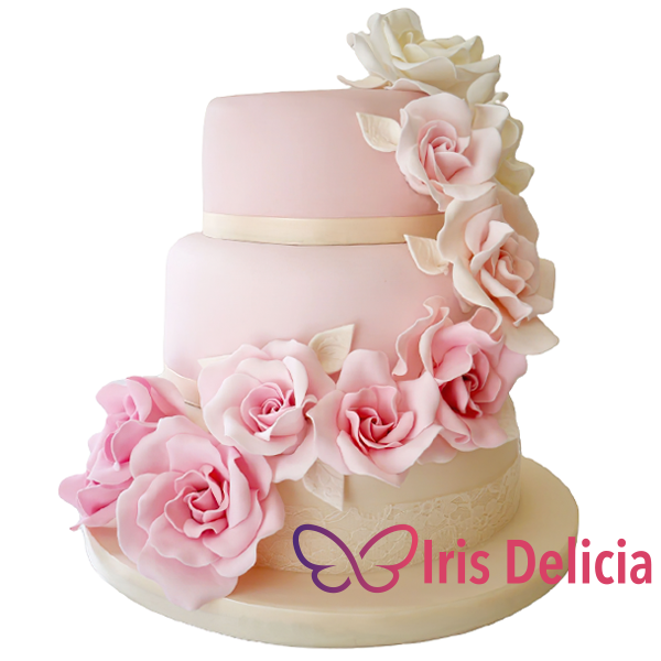 Изображение Свадебный торт Rose № 4584 Кондитерская Iris Delicia