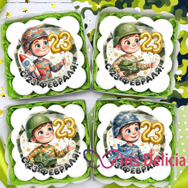 Имбирный пряник на 23 февраля №12 фото