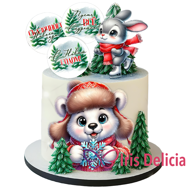 Новогодний торт №1148 фото