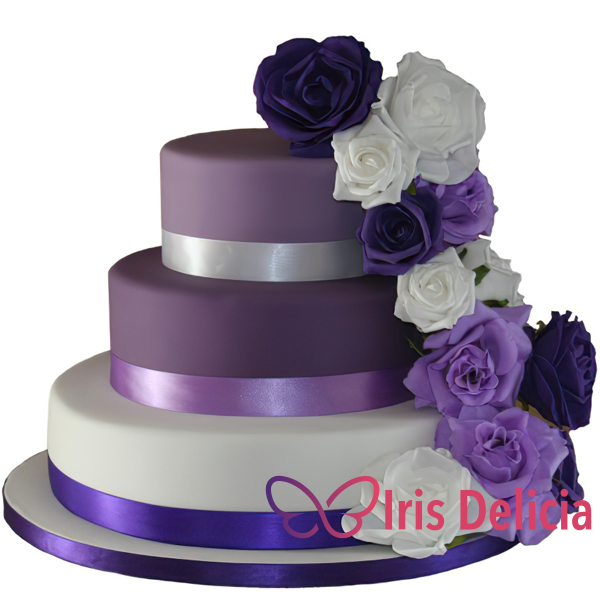 Изображение Свадебный торт Пурпурная Любовь Кондитерская Iris Delicia