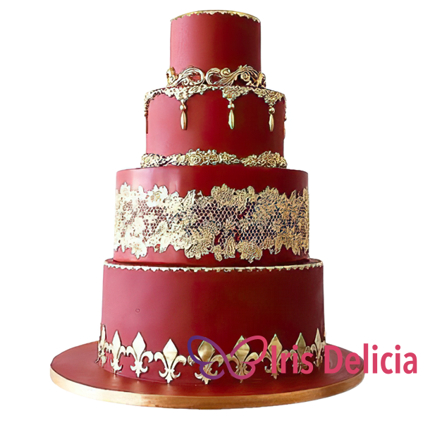 Изображение Свадебный торт №1038 Кондитерская Iris Delicia