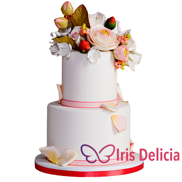 Изображение Свадебный торт №1043 Кондитерская Iris Delicia