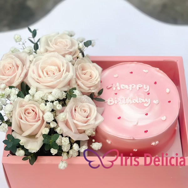 Набор бенто торт с цветами №24 фото