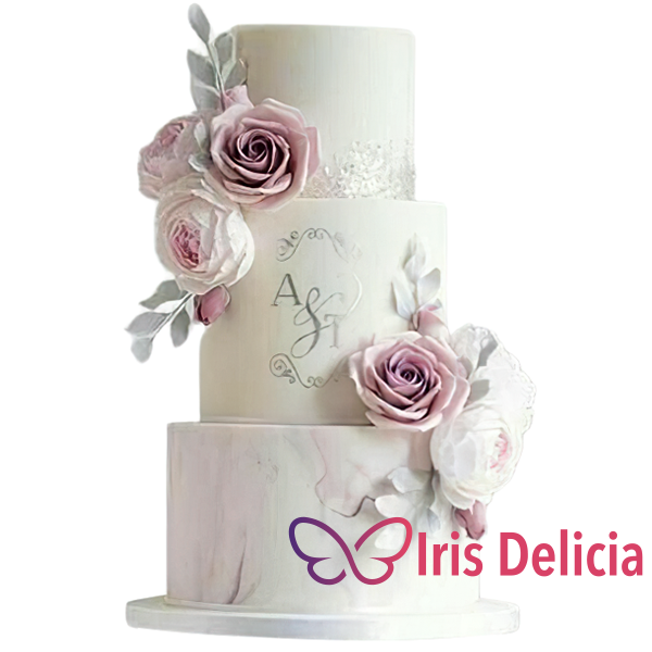 Изображение Свадебный торт №1065 Кондитерская Iris Delicia