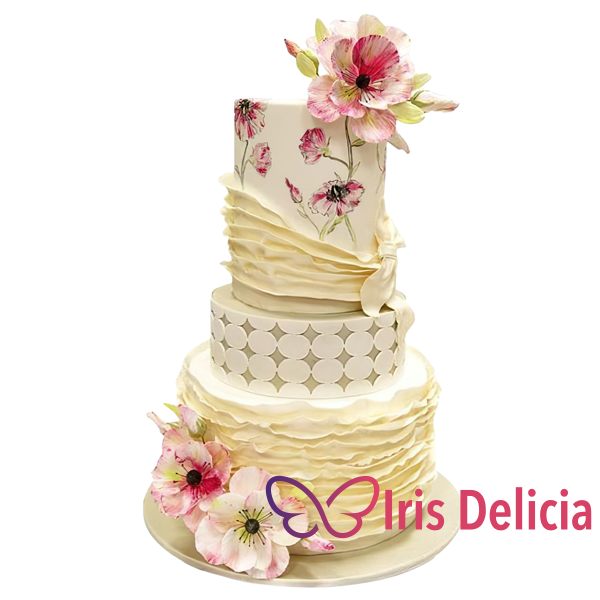 Изображение Свадебный торт Легкий Наряд Кондитерская Iris Delicia