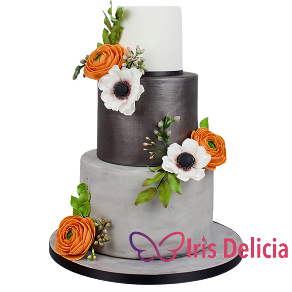Изображение Свадебный торт №1073 Кондитерская Iris Delicia