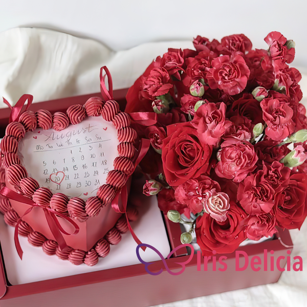 Набор бенто торт с цветами №15 фото