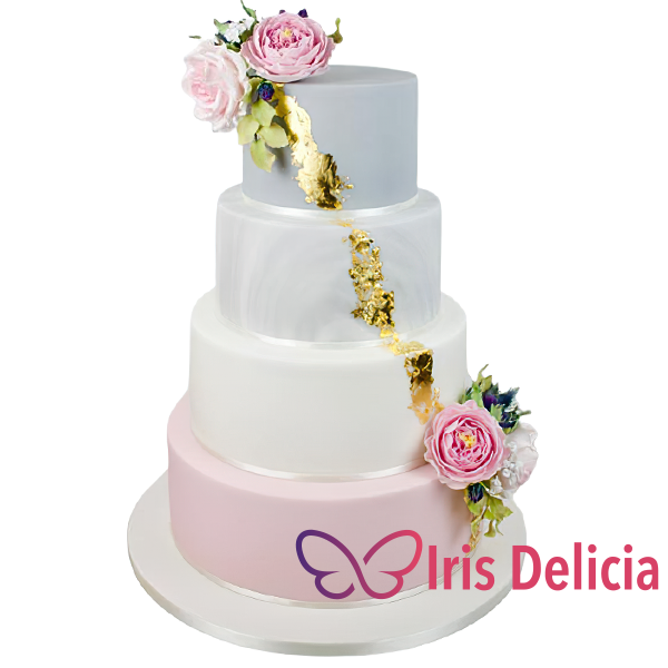 Изображение Свадебный торт №1079 Кондитерская Iris Delicia