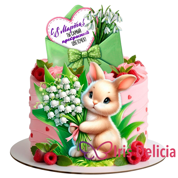 Торт на 8 марта № 5081 фото