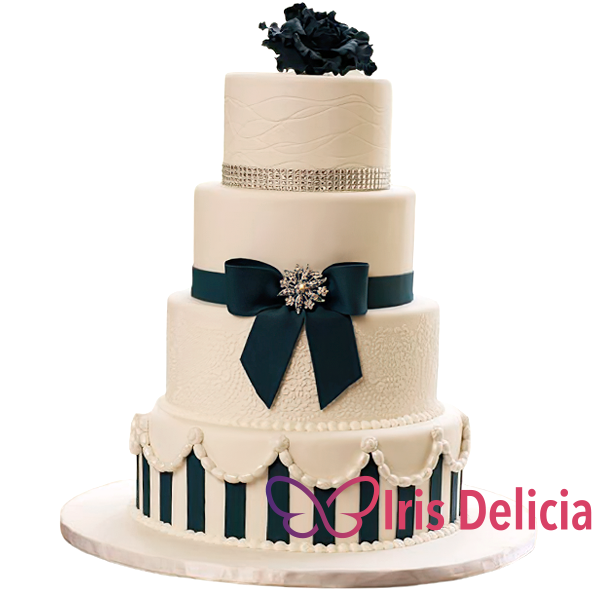 Изображение Свадебный торт Классика № 4574 Кондитерская Iris Delicia