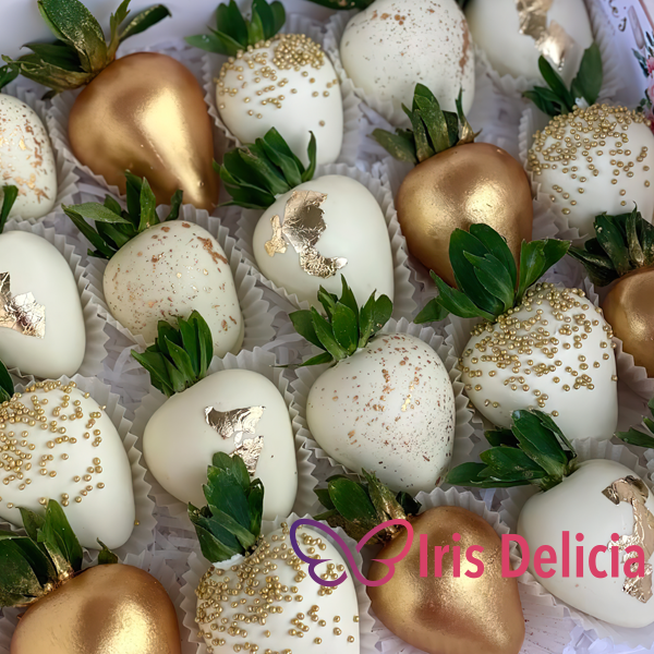 Набор клубника в шоколаде №9  (6 ягод - 890 руб; 9 ягод - 1790 руб; 12 ягод - 2290 руб; 16 ягод - 3090 руб; 20 ягод - 3690 руб; 25 ягод - 4490 руб) фото