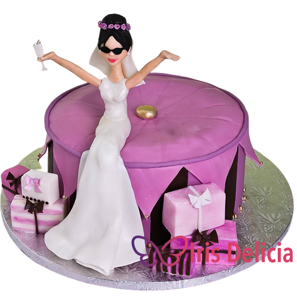 Изображение Свадебный торт Веселая невеста № 3834 Кондитерская Iris Delicia