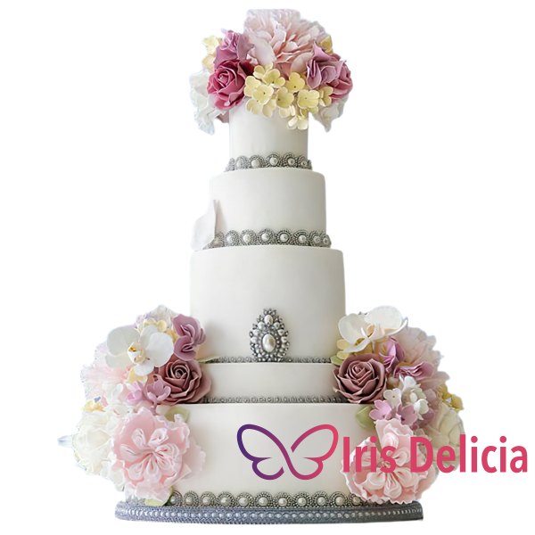Изображение Свадебный торт №1035 Кондитерская Iris Delicia