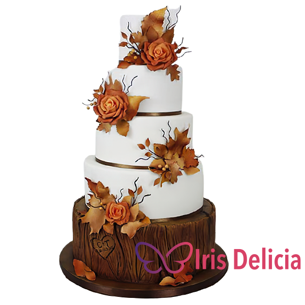 Изображение Свадебный торт №1105 Кондитерская Iris Delicia
