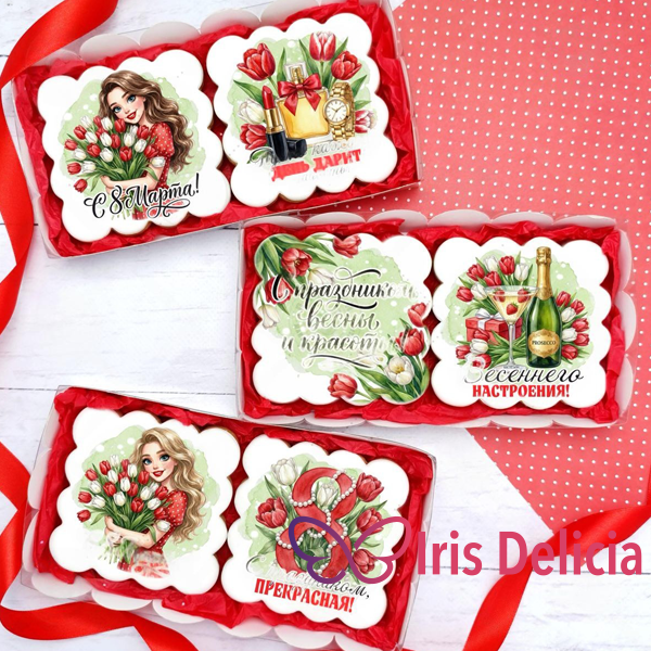 Имбирный пряник на 8 Марта №3 фото