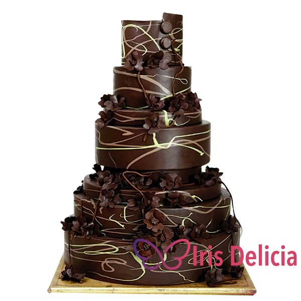 Изображение Свадебный торт Брауни № 4541 Кондитерская Iris Delicia