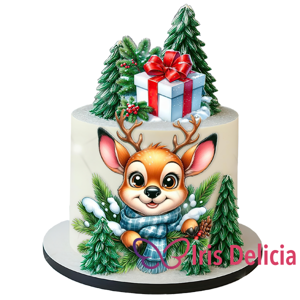 Новогодний торт №1147 фото