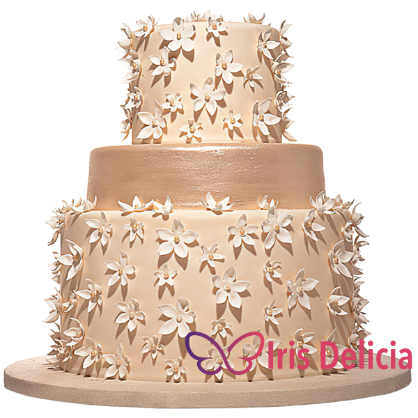Изображение Свадебный торт Цветочные Бабочки Кондитерская Iris Delicia
