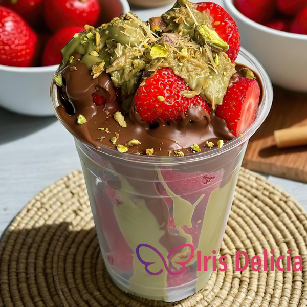 Клубника в дубайском шоколаде №12 фото