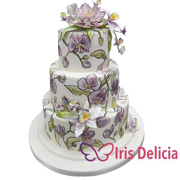 Изображение Свадебный торт Сиреневая Любовь Кондитерская Iris Delicia