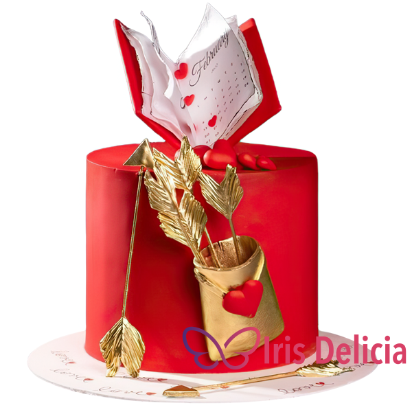 Праздничный торт Золотые Стрелы Амура фото