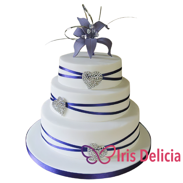 Изображение Свадебный торт Медовый месяц № 10018 Кондитерская Iris Delicia