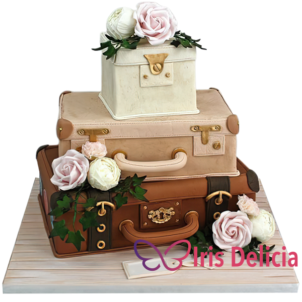 Изображение Свадебный торт Свадебное Путешествие  № 4004 Кондитерская Iris Delicia