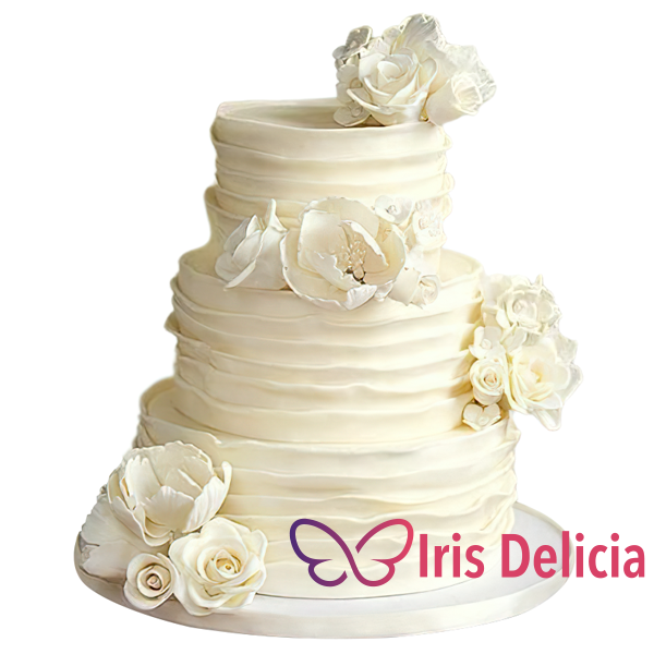Изображение Свадебный торт Платье из Роз Кондитерская Iris Delicia