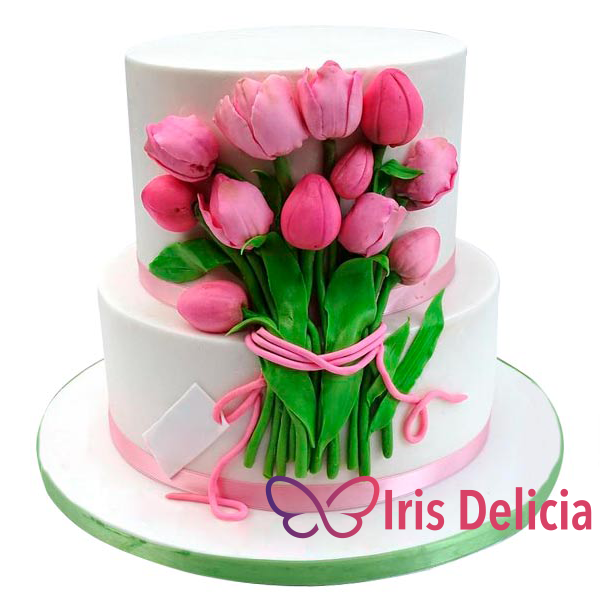 Постный торт Букет Тюльпанов фото
