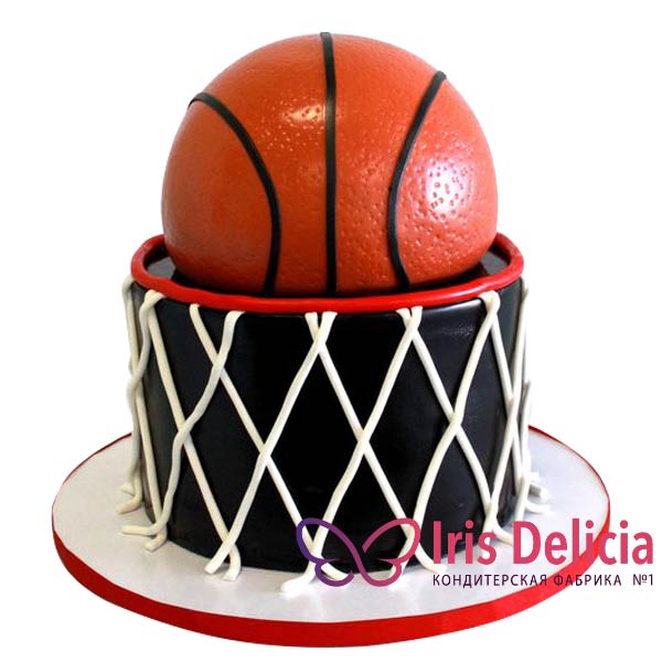 Торт Баскетбольный Мяч. Фото и Цена торта в виде баскетбольного мяча в Москве