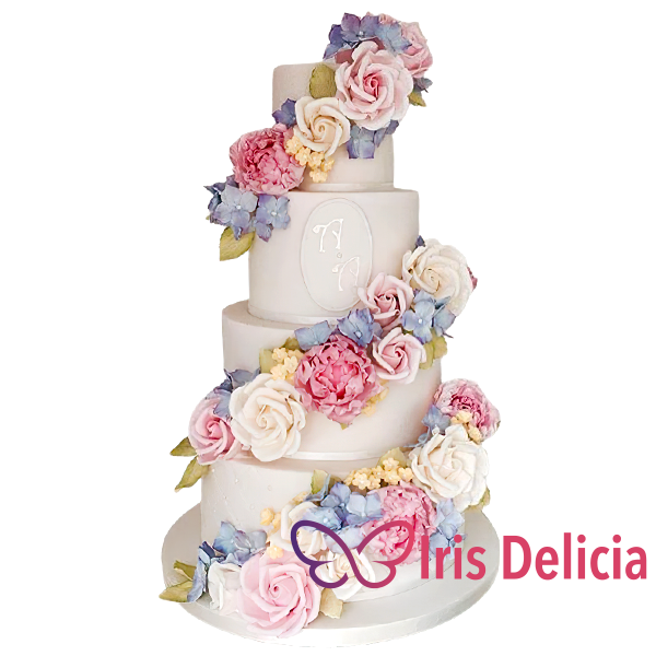 Изображение Свадебный торт № 12033 Кондитерская Iris Delicia