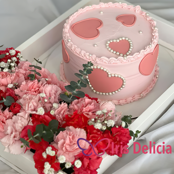 Набор бенто торт с цветами №28 фото