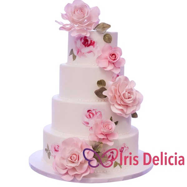 Изображение Свадебный торт Розовая Соната Кондитерская Iris Delicia