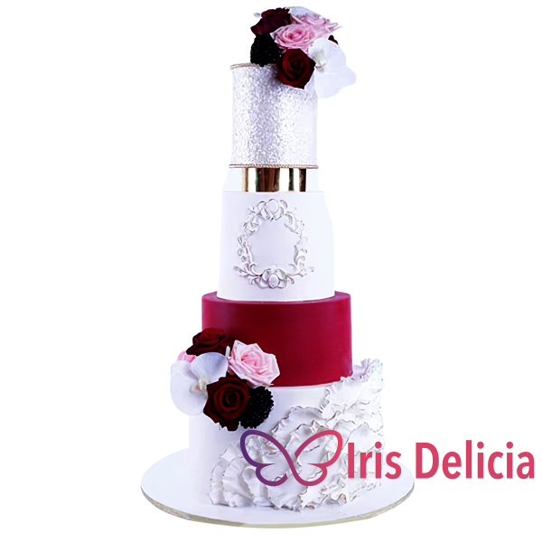 Изображение Свадебный торт №1053 Кондитерская Iris Delicia